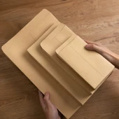 Ekstra Kalın 120G Kahverengi Paketleme Zarfı - Deri Kalınlaştırılmış No. 1 (100 Adet) - 6