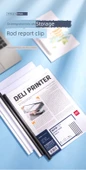 A4 Dosya Klipsi - 15mm 110 Sayfa Kapasite - Disiplin Sınıflandırma - 5 Adet - 7