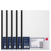 A4 Dosya Klipsi - 15mm 110 Sayfa Kapasite - Disiplin Sınıflandırma - 5 Adet - 6