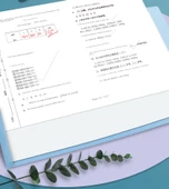 A3 Test Kağıdı Saklama Çantası - Morandi Renk - 40 Sayfa - 6 Paket (Dil, Matematik, İngilizce + Fizik, Kimya, Biyoloji) - 8