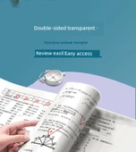 A3 Test Kağıdı Saklama Çantası - Morandi Renk - 40 Sayfa - 6 Paket (Dil, Matematik, İngilizce + Fizik, Kimya, Biyoloji) - 9