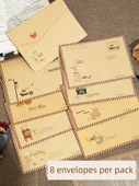 Havacılık Zarfı - Desenli - 8'li Paket - 2