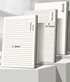 Retro Deri B5 Defter - Siyah Kartız Boş 4 Paket - 1024 Sayfa - 11