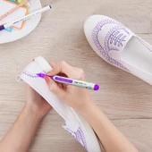 Düz Sıvı Akrilik Marker Kalemi - Yeni 9 Renk - Dudak Parlatıcı Kırmızı - 8