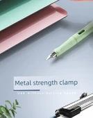 A4 Klip Dosya - Koyu Gece Siyahı - 1 Paket - Frosted thumbnail 12