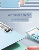 A4 Klip Dosya - Koyu Gece Siyahı - 1 Paket - Frosted thumbnail 11