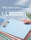 A4 Klip Dosya - Koyu Gece Siyahı - 1 Paket - Frosted thumbnail 7