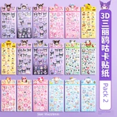 3D Sanrio Goo Takımı - Lüks [DH-C] - 20 Çıkartma + 50 Gradyan Goo Kart + 50 Zincir + 1 Cımbız - 1
