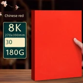 8K 180G Çin Kırmızı Karton - 30 Sayfa - 1