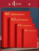 Tam Açık 250G Çin Kırmızı Karton - 5 Sayfa - 8