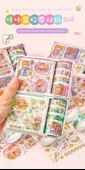 Prenses Desenli Çocuk Sticker Seti - 4 Sticker + 4 Bant Rastgele 1 - 7