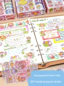Prenses Desenli Çocuk Sticker Seti - 4 Sticker + 4 Bant Rastgele 1 - 2