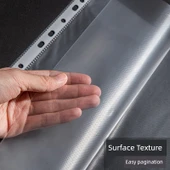 A4 Şeffaf Dosya Çantası - 100 Adet - 0.07mm Kalınlık - 3