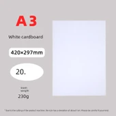 230g Karton Kağıt A3 - Beyaz - 20 Sayfa - 1