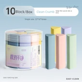 Kaba Ayı Üçgen Silgi - Dev Temiz Üçgen Silgi 10 Paket - Makaron Renk - 1