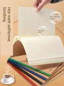 Kahverengi Deri Defter - A5 - 40 Sayfa - 10 Kitap - 6