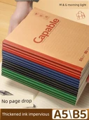 Kahverengi Deri Defter - A4 - 80 Sayfa - 4 Kitap - 2