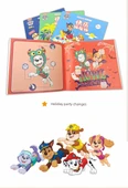 PAW Patrol Çıkartma Kitabı - Wang Wang Takımı Mutlu Posta Kitabı Dörtlü Set - 12
