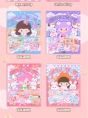 Sanrio Balon Çıkartmaları Sessiz Kitap - Yeni Gelen Jade Gui Köpeği [Tam Ürün Yapmaya Gerek Yok + Tekrar Kullanım] - 10