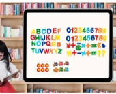 Manyetik Harfler Sayılar Semboller Eğitim Çıkartmaları - 85 Parça Büyük Matematik Seti (Sayılar, Semboller + Geometrik Şekiller) - Depolama Çantası ile - 11