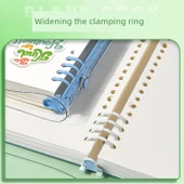 Şeffaf Yumuşak Deri Sırt Defteri A5-Mor Yatay Çizgi 60 Sayfa thumbnail 12