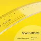 Dalgalı Cetvel - 20cm - 5 Adet - 5