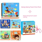 PAW Patrol Çıkartma Kitabı - Wang Wang'ın Mutlu Posta Kitabı ve 108 Kağıt Kesim - 1