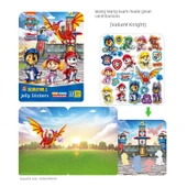 PAW Patrol Çıkartma Kitabı - Kahraman Şövalye Wang Wang Takımı Jel Yapıştırıcı - 1