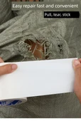 Dokuma Çanta Onarım Bandı - Gümüş - 60mm x 20m - 10