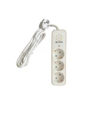 S-Link SpgIP03/G 1.5m 3x1.5mm 100% Bakır 750 Joule 3 Lü Anahtarlı Akım Korumalı Priz - 4