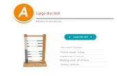 Montessori Büyük Disk Rafı - Eşleştirme Kağıdı - 9