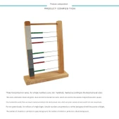 Montessori Büyük Disk Rafı - Eşleştirme Kağıdı - 10