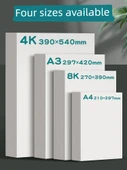 350g Beyaz Karton 8K - 50 Sayfa - 4
