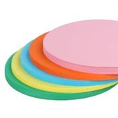 25cm Yuvarlak Karton - Turuncu - 20 Sayfa - 6