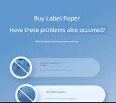 Termal Etiket Kağıdı - 40x20mm - 800 Adet/Rulo Yatay Versiyon thumbnail 7