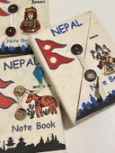El Yapımı Bitkisel Kağıt Defter - Deluxe El Yapımı Malzeme Paketi - 30 Orta Boy Düz Beyaz Çiçekler ve Bitkiler - Rastgele Stil - 11