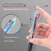 0.7mm 4 Renkli Tükenmez Kalem - Kakao Kahverengi Ayı - 1 Adet - 4
