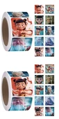 Nezha Temalı Deniz Emoji Çıkartmaları - Yaklaşık 1000 Adet - İki Rulo - 7