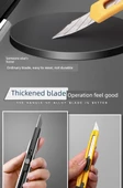 30 Derece Sanat Bıçağı - Sıradan Siyah Bıçak - 3'lü Paket - 10