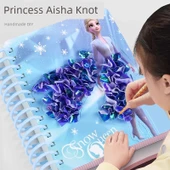 Prenses Giydirme Çıkartmaları DIY Makyaj Kitabı Oyuncak - Kale Prensesi - 2