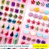 DIY Kristal Çocuk Stickerları - Banka Renkli Elmas İki Yeni Gelen - 2