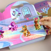 Çocuklar için Jel Çıkartma Kitabı - Pony Paulie Magnetik Sessiz Kitap - 1 thumbnail 11