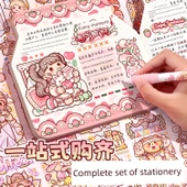 Çocuk Günü Küçük Patates Kırtasiye Hediye Kutusu Seti - Küçük Patates El Hesap Goo Kart Hediye Kutusu 204 Parça Set + Sessiz Kitaplar thumbnail 4