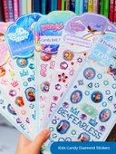 3D Prenses Elsa Sticker Seti - Sallanan Su Macunu Buz ve Kar Sophia Sihirli Uçuş Süper Mickey Su Altında thumbnail 4