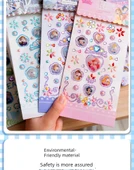 3D Prenses Elsa Sticker Seti - Şeker Macunu Buz ve Kar Prensesi A Sophia thumbnail 10