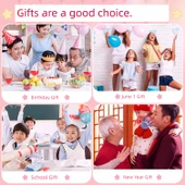 Çocuk Günü Küçük Patates Kırtasiye Hediye Kutusu Seti - Küçük Patates El Hesap Goo Kart Hediye Kutusu 204 Parça Set + Sessiz Kitaplar thumbnail 6