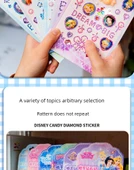 3D Prenses Elsa Sticker Seti - Sallanan Su Macunu Buz ve Kar Sophia Sihirli Uçuş Süper Mickey Su Altında thumbnail 8