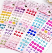 DIY Kristal Çocuk Stickerları - Banka Renkli Elmas İki Yeni Gelen - 9