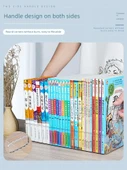 Büyük Kapasiteli Kalın Şeffaf Plastik Depolama Kutusu - Uygulama Kalın - Uzatma Uzunluğu Artırılmış/2/Çıkartma Gönderilir (A4 Kitap Alabilir) - 4
