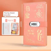Çok Fonksiyonlu Banka Depozito Sertifika Saklama Defteri - Pembe-Rifu Kombinasyon Kilit - İki Katmanlı (48+12 Kart) - 1